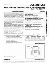 DataSheet MAX5415 pdf